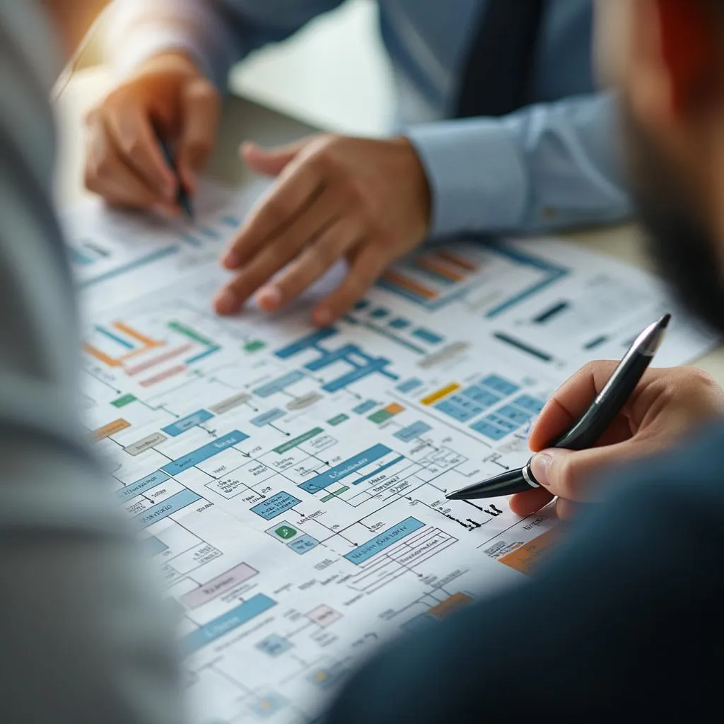 Planificación estratégica con gráficos de crecimiento